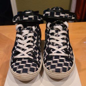 Navy/Multi Pierre Hardy hi-top sneakers 40EUR